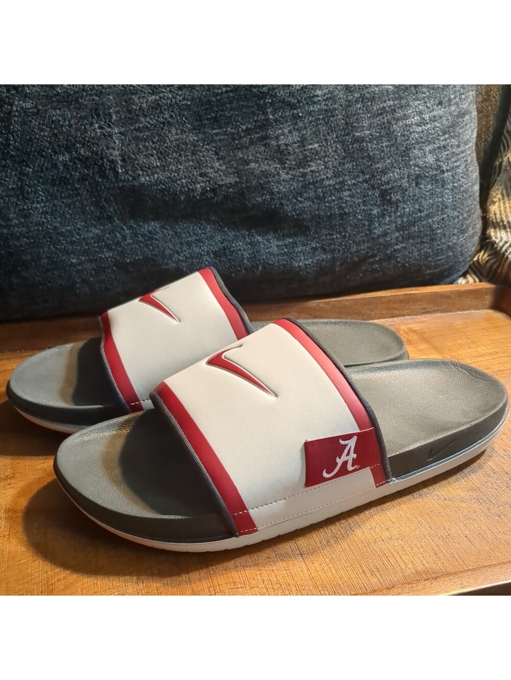 Nike Offcourt Alabama Crimson Tide Slides Men's Size 15 FN2642-001 NWT